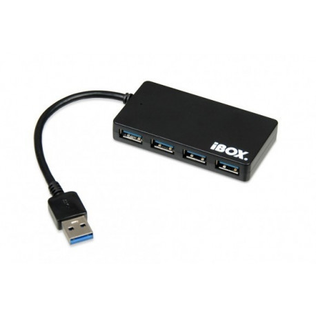 iBox IUH3F56 liidesehub USB 3.2 Gen 1 (3.1 Gen 1) Type-A 5000 Mbit/s must