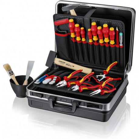 Werkzeugkoffer 002105HLS, 24-teilig (schwarz, mit Werkzeug-Sortiment)
