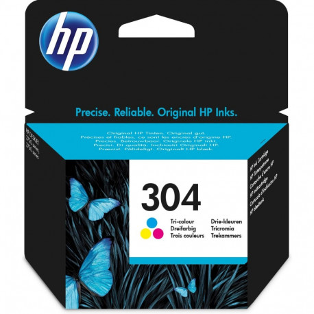 HP ink cartridge N9K05AE Nr.304 100pgs@5% Deskjet 2630/2633/2652/3720/3733/3752/3758,/Envy 5020, color