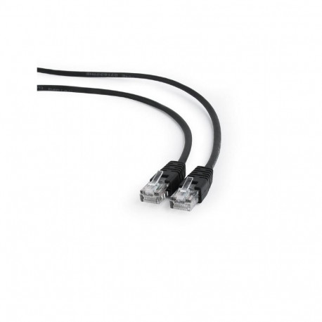 Gembird PATCH CABLE CAT5E UTP 0.25M/BLACK PP12-0.25M/BK