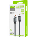 D-Fruit cable USB-C - Lighting DF163 1m, grey