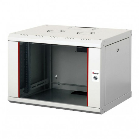 "19"" Netzwerkschrank Glastür PM 600x450mm 7HE grau"