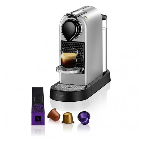 "Krups Kaffeemaschine Nespresso CitiZ silber"