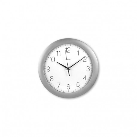 Hama Teneriffa Analog clock Round Silver, White