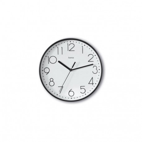 Hama Salina Quartz clock Round Black, White