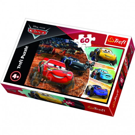 TREFL CARS Puzzle, 60 pcs