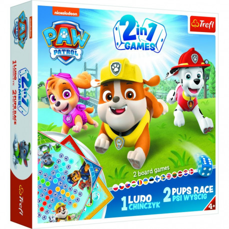 TREFL PAW PATROL lauamäng 2 in 1, Käpapatrull