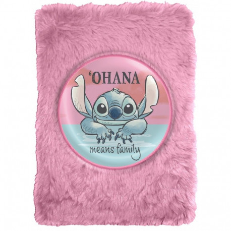 Stitch plüüsist märkmik
