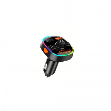 FM modulator for car BC52LQ (RGB LED, QC 3.0, micro SD, hands-free)