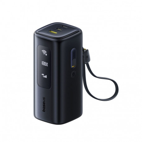 Baseus akupank EnerGeek GX11 20000mAh 67W Wi-Fi-toega, must