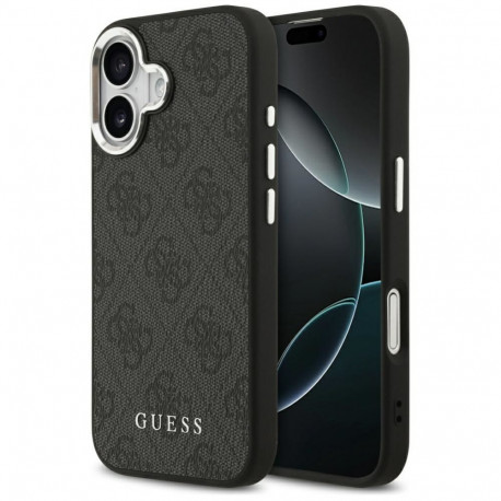 Guess Guess 4G Classic Logo MagSafe case for iPhone 17 - brown Black