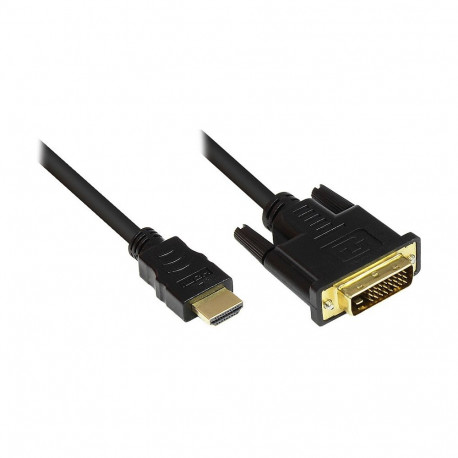 "Good Connections Kabel HDMI-St.-DVI-D 24+1 St. schwarz 5m"