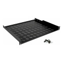 19" serverikapi riiul 1U 60cm fikseeritud, must