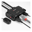 "KVM Switch Compact 2 Port HDMI USB 2.0 & Audio"