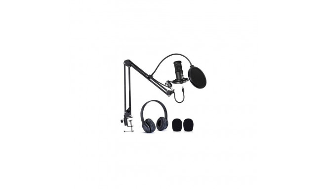 Easypix 62021 microphone Black Studio microphone