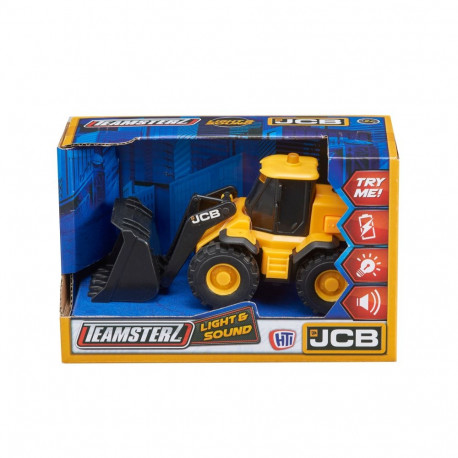 JCB Wheel loader with light & sound, 15cm
