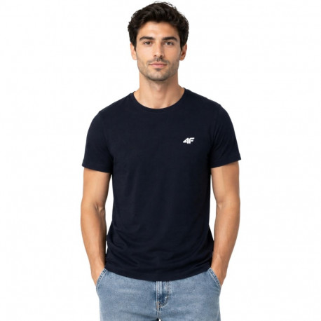 Koszulka męska 4F M4214 granatowa 4FWSS26TTSHM4214 31S 4XL