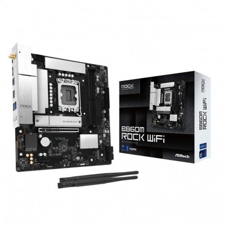 Mainboard|ASROCK|Intel B860|LGA 1851 (Socket V1)|micro ATX|RAM DDR5-SDRAM|2xSlots|Wi-Fi Yes|Bluetoot