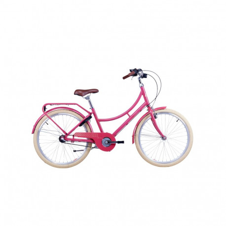 Laste jalgratas S'COOL chiX Classic, 24" Berry/Beige