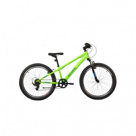 Laste jalgratas S'COOL Xroc, 24" Neon Green/Ocean