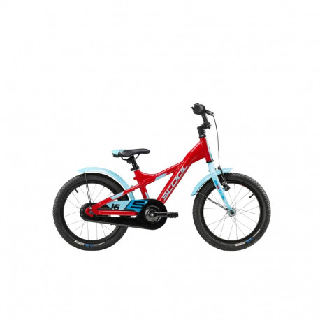 Laste jalgratas S´COOL XXlite, 16" punane/helesinine