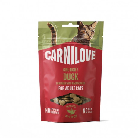 Carnilove Duck with Raspberries treats for cats 50g