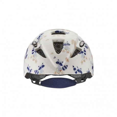 Child Bicycle Helmet - Uvex Kid 2 CC Raccoon Matt In-Mold Construction, Button-Press Closure, Multic
