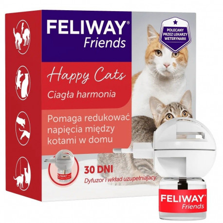 Pet Supplies - Ceva Feliway Friends Diffuser And Refill 48ml - White