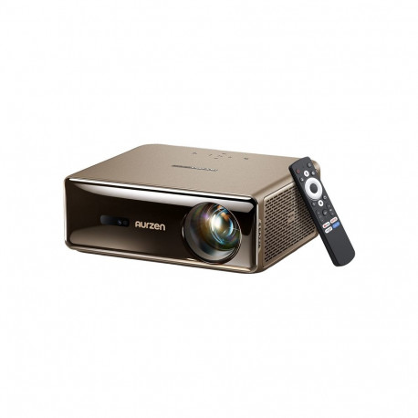 Projector - Aurzen Eazze D1 Max Full HD 1000 ANSI Lumens 200 Inch Dolby Audio Black