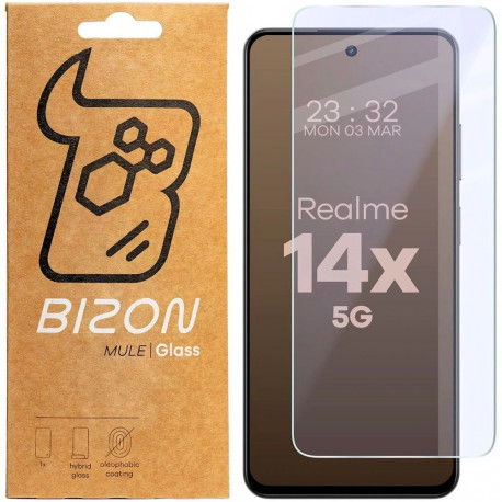 Kaitsekile Bizon Realme 14x 5G Mule Flexible, läbipaistev