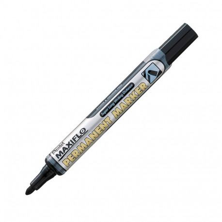 Marker permanentne NLF-50, joon 1-3mm, pump, kooniline must