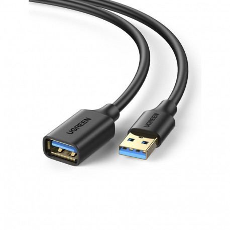 Ugreen USB 3.0 pikenduskaabel 3m, must