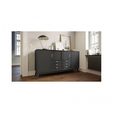 PAINT FURNITURE BRILLANT CARBON 0.5L