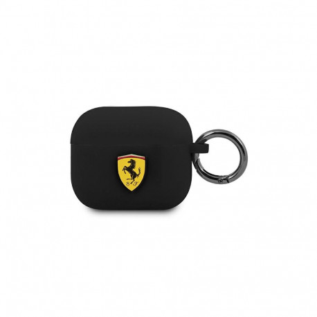 Etui Ferrari Silicone na AirPods 3 cover - czarne