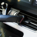 Mini Foldable Handheld Car Vacuum Cleaner with Blower Function - Black