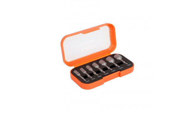 Hex Head Magnetic Power Nut Driver Socket Set, 1/4 – 7 pcs