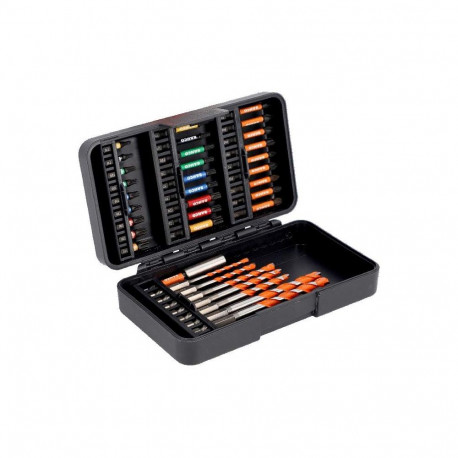 Impact Torsion Bit Set for Phillips/Pozidriv/TORX® and 7 Carbide Tip Drill Bits - 35 pcs
