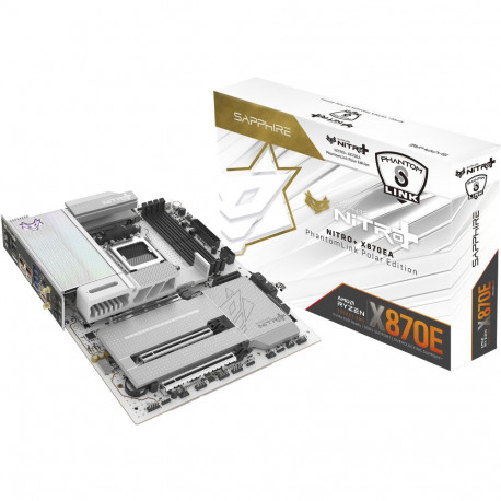 NITRO+ X870EA WIFI7 Phantom Link Polar (weiß/schwarz)
