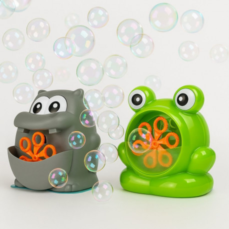 Koala Games G2495 Frog & Hippo  Bubble Mashine  (Random Color)