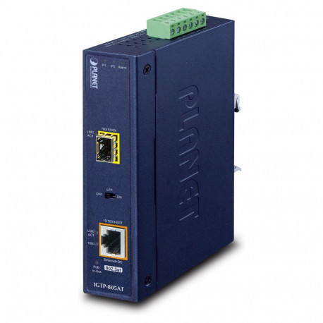 "Planet IGTP-805AT Industrial Media Converter mini-GBIC, SFP"