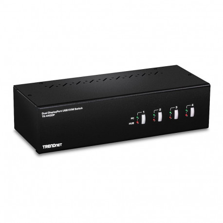 TRENDnet KVM-lüliti TK-440DP 4-port kahe monitori DisplayPort