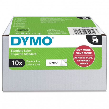 Dymo etiketiteip 2093098, must valge