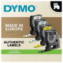Dymo etiketiteip 2093098, must valge