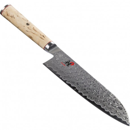 MIYABI santoku-/kokanuga teras 180mm, hõbedane / kask
