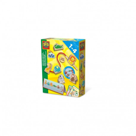 SES Creative My First - Lacing wooden animal beads