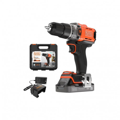 BLACK & DECKER | Cordless Drill Driver | BCD383D1XK-QW | 18 V | 2.0 Ah | Lithium