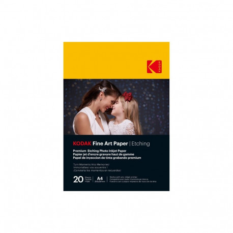 Kodak Fine Art Paper Etching  A4 210 x 297 mm x 20 Sheets