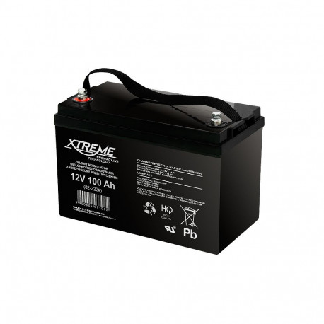 82-222# Akumulator żelowy 12v/100ah xtreme waga 29kg, 327x214x167_8
