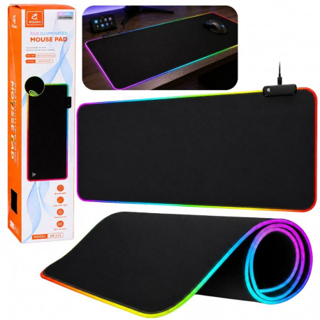 podkätas hiirele ja klaviatuurile LED-valgustusega 30x80cm