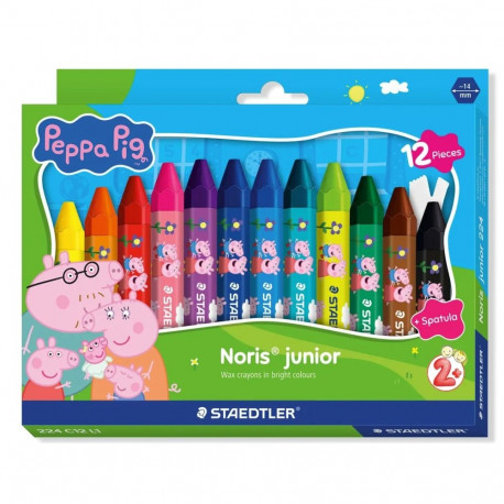 Rasvakriit STAEDTLER Noris Junior Peppa Pig 12 värvi